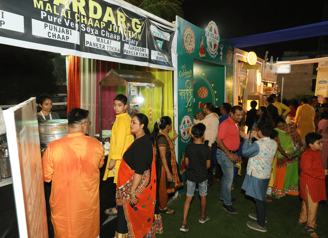 family navratri garba festival